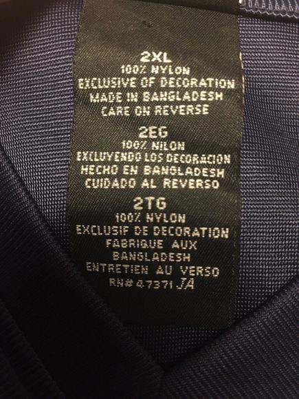 PENN STATE Jersey #1 NCAA Football Team STARTER 2XL NWT Rare Spellout VTG - Picture 6 of 9